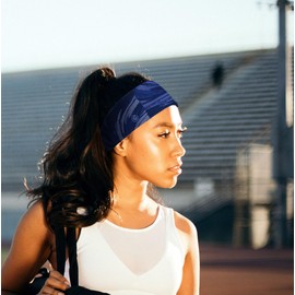 Gymwrap 2.0 by Gymwrap - Sweat-Wicking Workout Headband for Women & Men - Adjustable Headband for Sports, Running & Outdoors