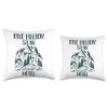 Five billion star hotel camping hiking Throw Pillow