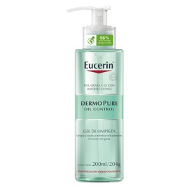 Eucerin DermoPure Gel Limpiador Facial, 200 ml
