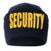First Class Embroidered Security Beanies (Navy with Gold ID)