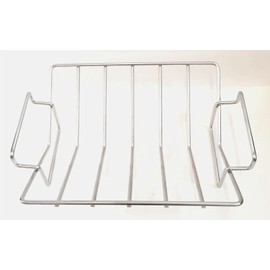 Multi-Purpose Grilling Rack Stainless Steel V-Rack for Roasting Turkey, Poultry, and Smoking/Grilling - Versatile BBQ Rib Rack for Big Green Egg - Easy to Clean, Non-Toxic.…