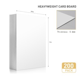 VOCLS Comics and Magazines- 200 PCS of 7.5 * 10.5 Inch, Thickened Fabric Organizer Boards for Books, Comic Book Boards and Magazine Backing Boards with U Shape Plastic Alligator Clips（400PCS）