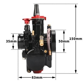 Predator 212 Carburetor PWK 28mm Carb Kit for Predator 212 224cc 196cc Coleman CT200U BT200X Mini Bike KT196 Go Kart GX160 GX200 6.5hp Clone Engine