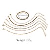 Rrdaily Gold Stackable Bracelets Set for Women, Trendy Multi Layer