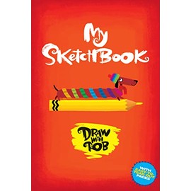 Draw With Rob: A5 Artist Sketch Pad from Art Activity Book Author Rob Biddulph, White