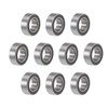 sourcing map Pack of 10 Deep Groove Ball Bearings Double
