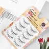Koommon Natural False Eyelashes, Transparent Axis False Eyelashes, Handmade Upper