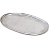Posh Living 63637 Oval Plate, Silver, W 10.2 x D