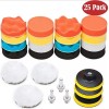 Yooshi Kit Pulir Encerar Juego 25 Pzs Esponja Con Borla