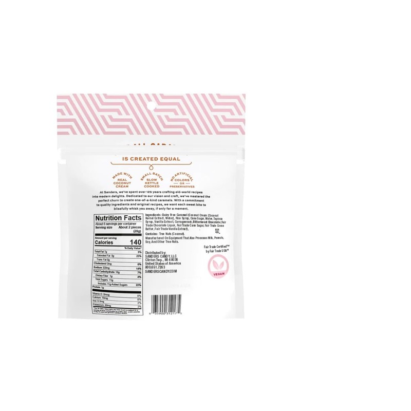 Sanders Sanders Caramel Dk Choc Dairy Fr 5.5 OZ