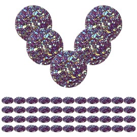 Ipetboom 100pcs DIY Supplies Flat Back Rhinestones Round Glitter Crystal Rhinestones Accessories for Crafts Nail Art