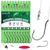 10PCS Pre-rigged Catfish Rig Fishing Hooks for Saltwater Freshwater Octopus