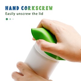 4 Pack Rubber Bottle Opener Lid Opener Rubber Jar Opener Gripper Pad, Silicone Heat Insulation Pad Round Rubber Grippers for Elder Kid, People with Arthritic Hands