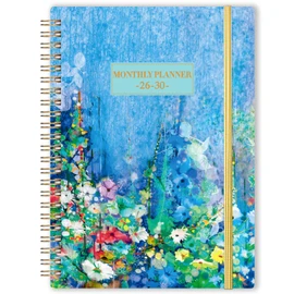 2026-2030 Monthly Planner - JAN 2026 - DEC 2030, 8.5" x 6.4", 5 Year Monthly Calendar 2026-2030, 60-Month Planner with Tabs, Inner Pocket, Golden Stamping