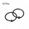 sourcing map Loose-Leaf Binder Rings, 30mm/ 1.2 inch Metal Book