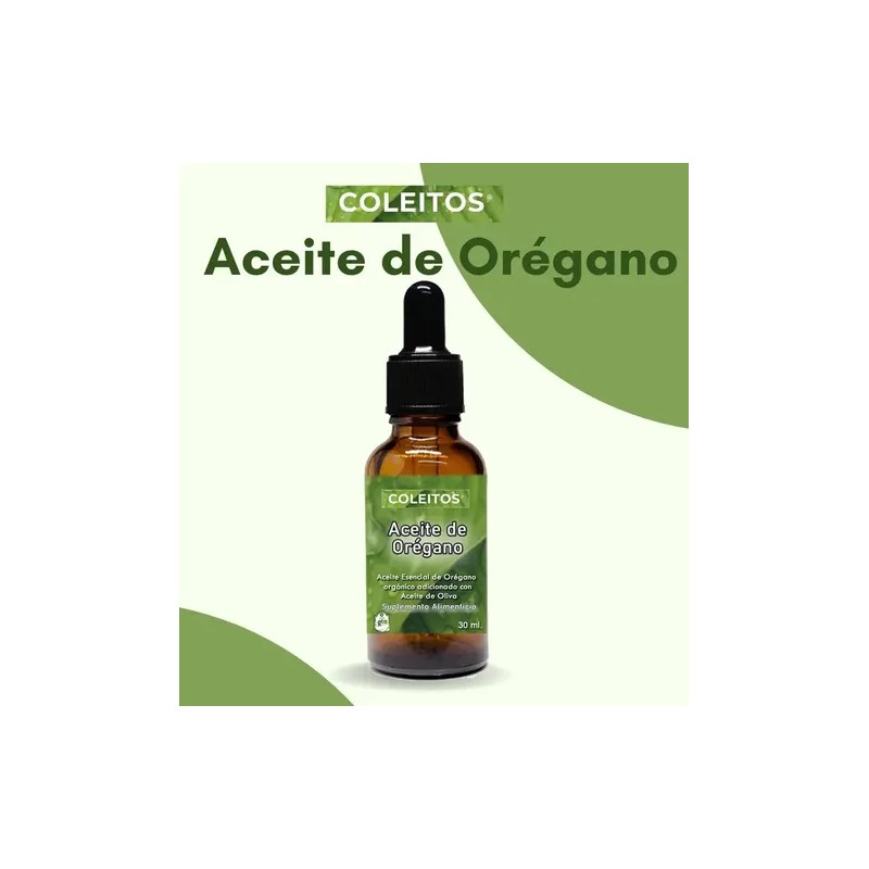 Aceite De Coco Y Aceite De Orégano Coleitos 250ml Y