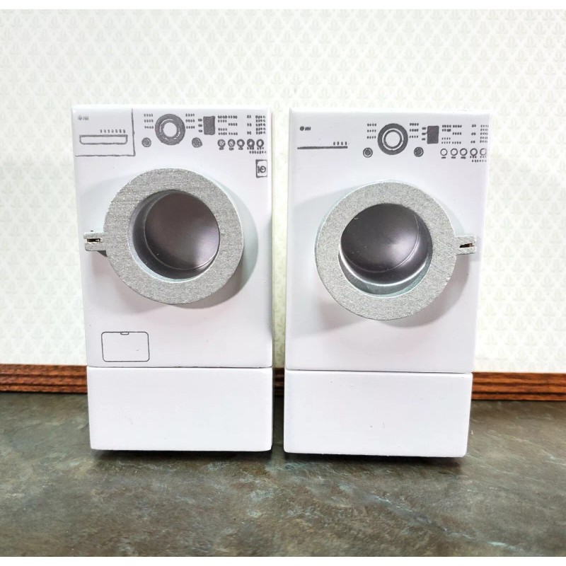 Handley Modern Dollhouse Dryer in WHITE Front Load Opening Drawer