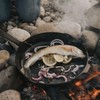 Barebones 12-Inch All-In-One Cast Iron Skillet Set- Skillet with Cast