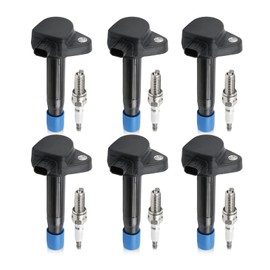 Kessocco 6pcs UF624 Ignition Coil Pack & 97390 Iridium Spark Plugs Replacement for 2009-2015 Honda Pilot Ridgeline Acura RDX 3.5L, 2010-2013 Acura MDX ZDX 3.7L