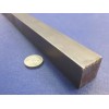 Basic 12L14 Square Carbon Steel Bars, 1 1/8" Square x