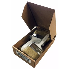 MKP-1147-4 Wooster Brush 1147 4 Inch Solvent-Proof Chip Brushes, Bulk Pack of 6