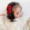 Red Hair Bow Clips for Girls Bows Hair Clip Bowknot