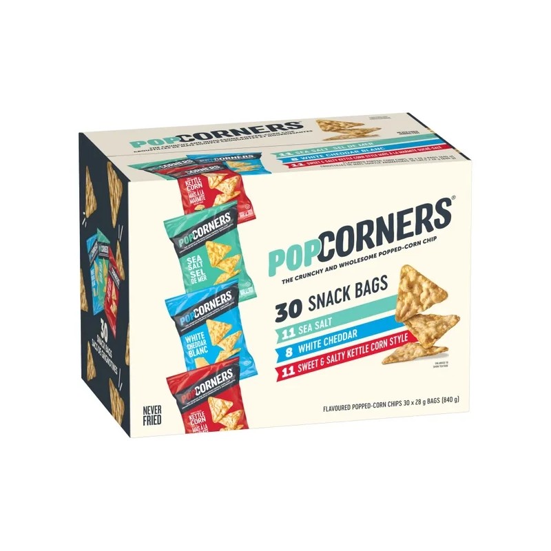 PopCorners Popped Corn Snacks – Variety Pack (1 oz, 30‑Count)