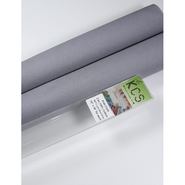 KCS 2 pc of 15" x 18" Counted Cross Stitch