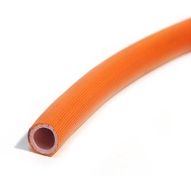 3/8" (10mm) I/D 10 Ft 3 Metre LPG LNG Gas Propane Hose Pipe Iron Braided Reinforced BBQ Camping High pressure Orange