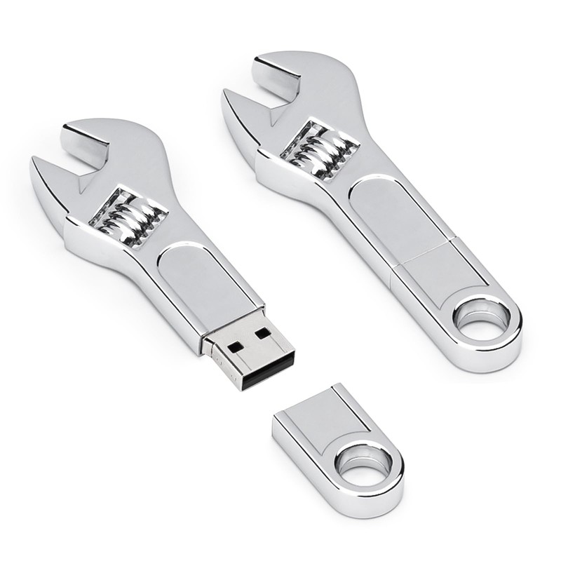 BORLTER CLAMP USB Flash Drive Memory Stick Retro Metal Wrench