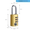 Yale - YE3CB/20/121/2/GO Standard Security 20mm Aluminium -Kombination Vorhängeschlos