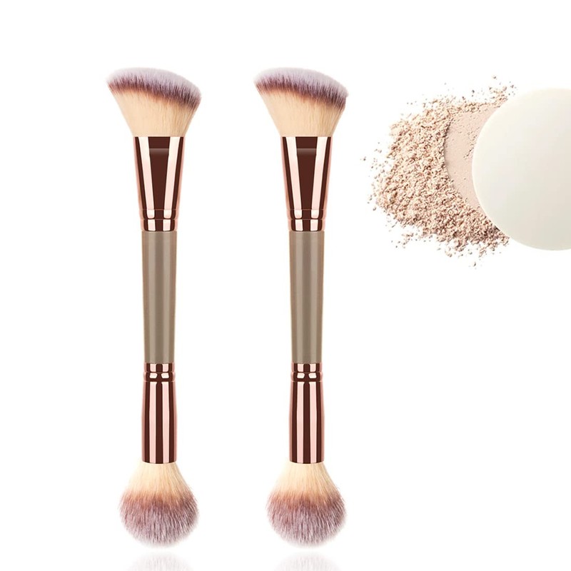 LEEQ Bronzer Brush - 2 Pieces The Magic Powder Brush