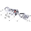 Marinebaby 2PCS Toggle Latch Clamp Stainless Steel Cabinet Hinge Lockable