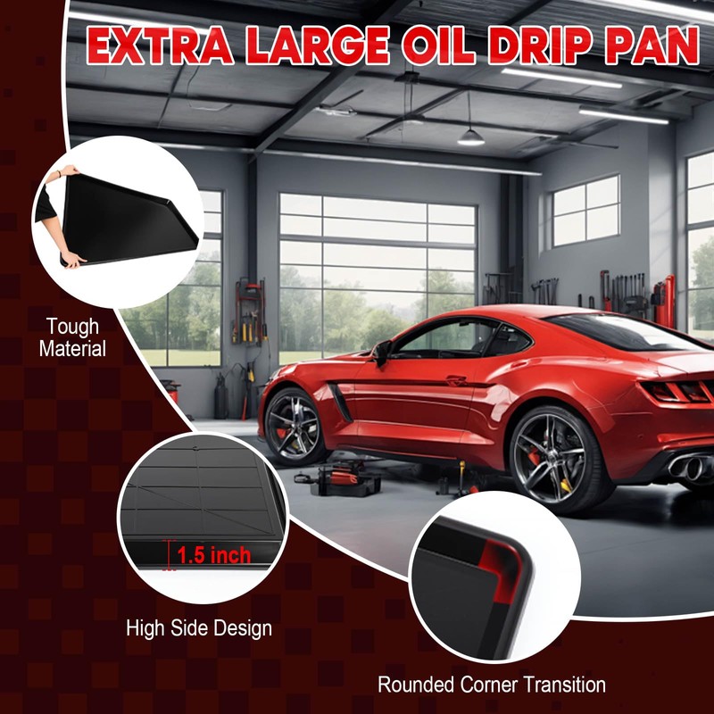 3Pcs extra Large Oil Drip Pan, Oil Drip Tray for