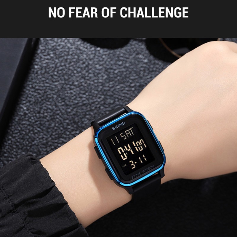 SKMEI 1858 sports watches Countdown double time watch alarm clock