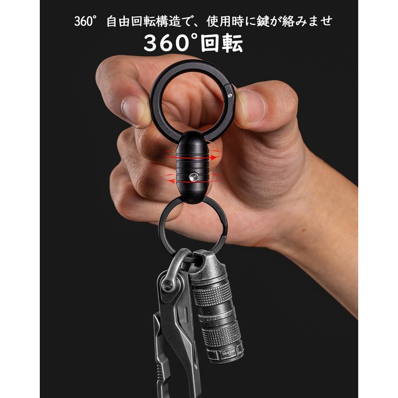 TISUR Car Key Holder, Small, Stylish, Car Key Ring, Key