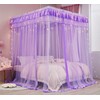 Mengersi Bed Canopy for Girls,Canopy Bed Curtains Canopy for Bed