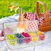 Bgtecho Condiment Tray, Large Ice Chilled Condiment Server Caddy with
