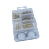 Picture Hanging Kit - Includes Assorted Nails, Hooks, Wire and
