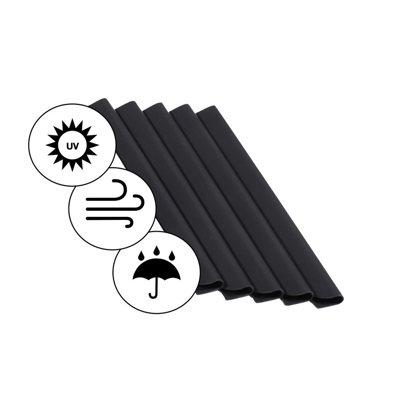 Pack of 24 PVC Clamping Bars / Fixing Clips for