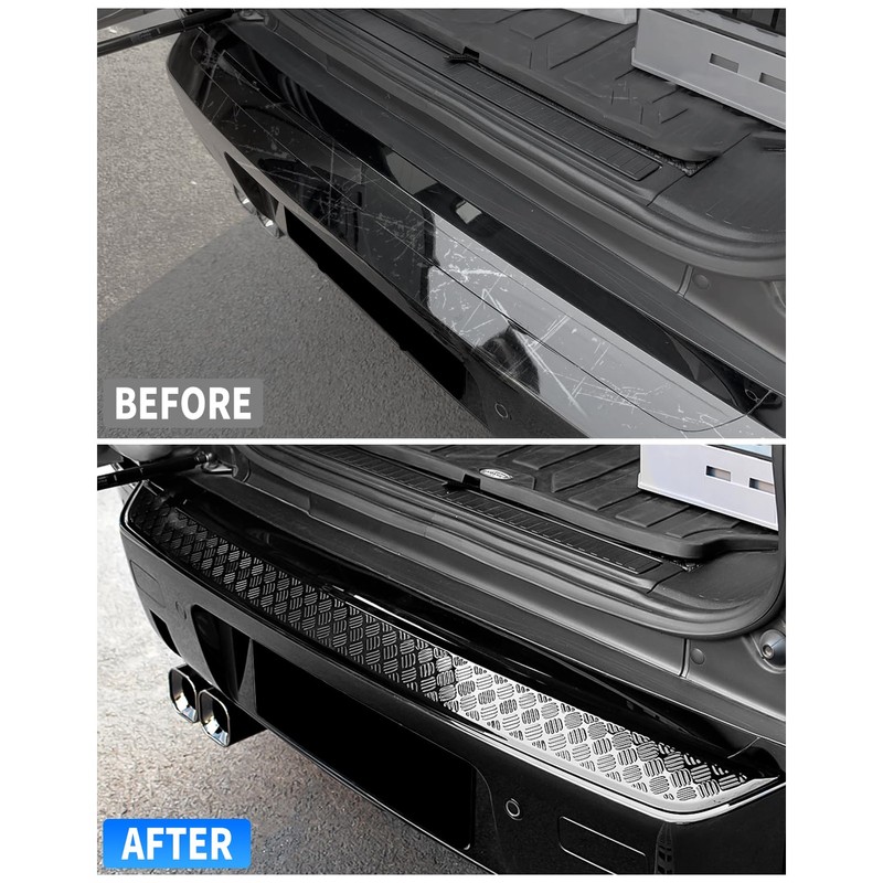 Rear Bumper Anti-Scratch Guard Protection Cover Compatible with Land Rover