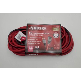 Husky 2 Pack of Husky 50 ft. 14 Gauge Medium Duty Indoor/Outdoor Extension Cord