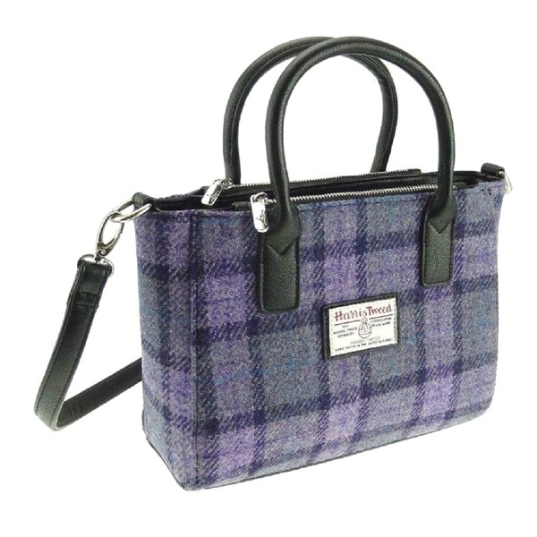 Glen Appin Harris Tweed Tote Handbag – LB1228 Brora With