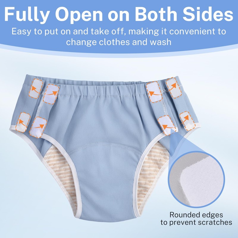 Reusable Adult Diapers,Washable Incontinence Underwear for Women – Reusable Leak