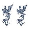 Jagua Tattoo Tattoo Stickers, 2 Weeks Disappearing Henna Tattoos Real