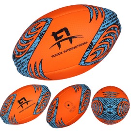 Foriox International Rugbyball (Orange, Size 2)
