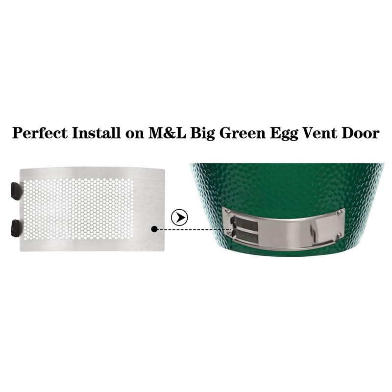 Dracarys Metal Punched BGE Mesh Screen Panel Big Green Egg