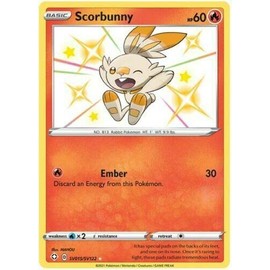 Scorbunny - SV015/SV122 - Shiny Holo Rare - NM/M