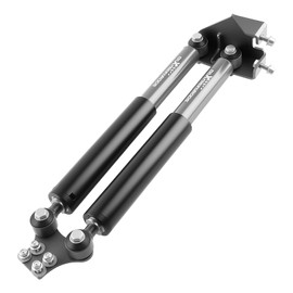 maXpeedingrods Dual Steering Stabilizer for Jeep Wrangler YJ 1987-1995, for 4-6.5" Suspension Lift, G1 Version