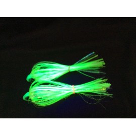 High Percentage 6” Big Eyes Salmon Trolling Flies Pack Of 2- 6” Unrigged